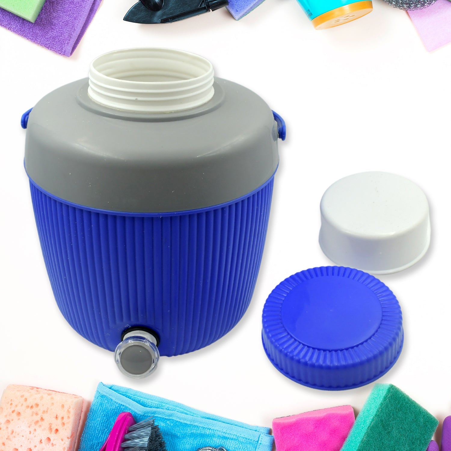 5751 Insulated Water Jug, Insulated Plastic Water Jug with a Sturdy Handle, Water Jug Camper with Tap Plastic Insulated Water Water Storage Cool Water Storage for Home & Travelling (6000 ML ) 5751 Insulated Water Jug, Insulated Plastic Water Jug with a Sturdy Handle, Water Jug Camper with Tap Plastic Insulated Water Water Storage Cool Water Storage for Home & Travelling (6000 ML )